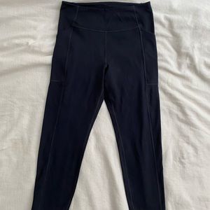 Black High Rise Pocket Leggings XL